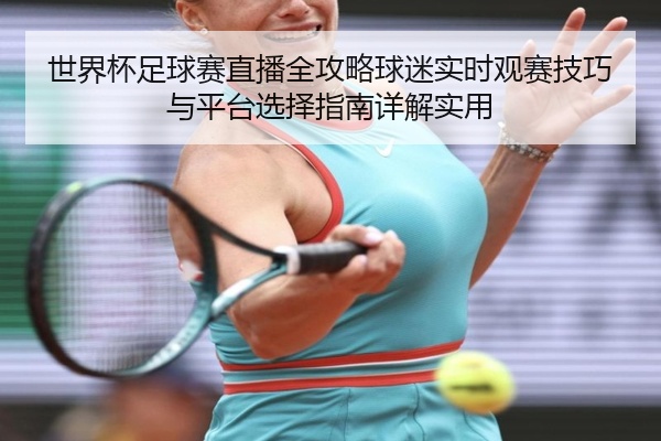 世界杯足球赛直播全攻略球迷实时观赛技巧与平台选择指南详解实用